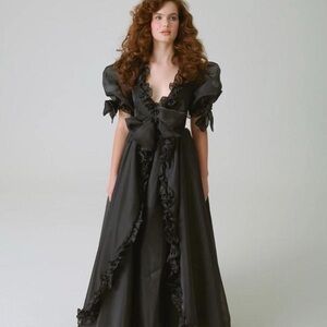 Selkie Marie Black Gown